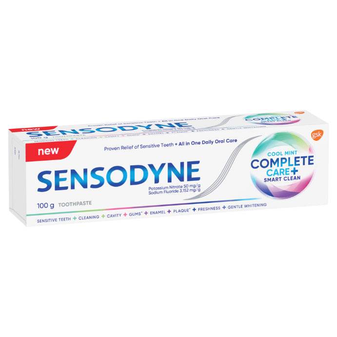 Sensodyne Cool Mint Complete Care + Smart Clean Toothpaste 100g