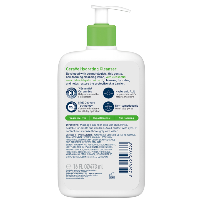 CeraVe Hydrating Cleanser 473mL
