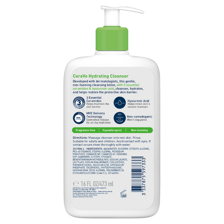 CeraVe Hydrating Cleanser 473mL