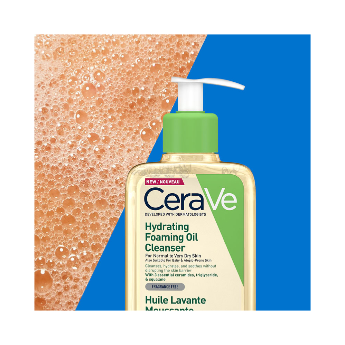 CeraVe Hydrating Foaming Oil Cleanser 236mL