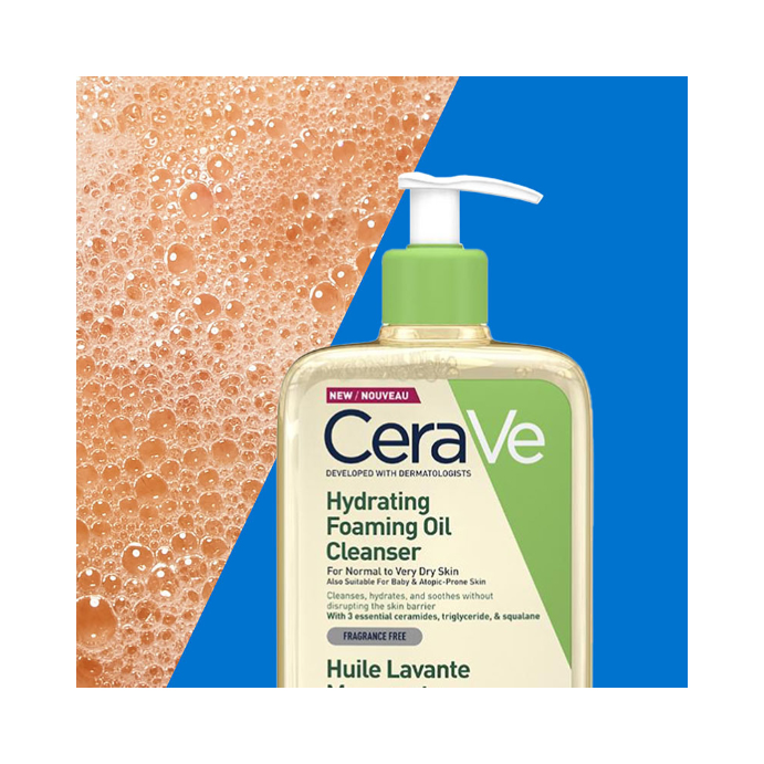 CeraVe Hydrating Foaming Oil Cleanser 473mL