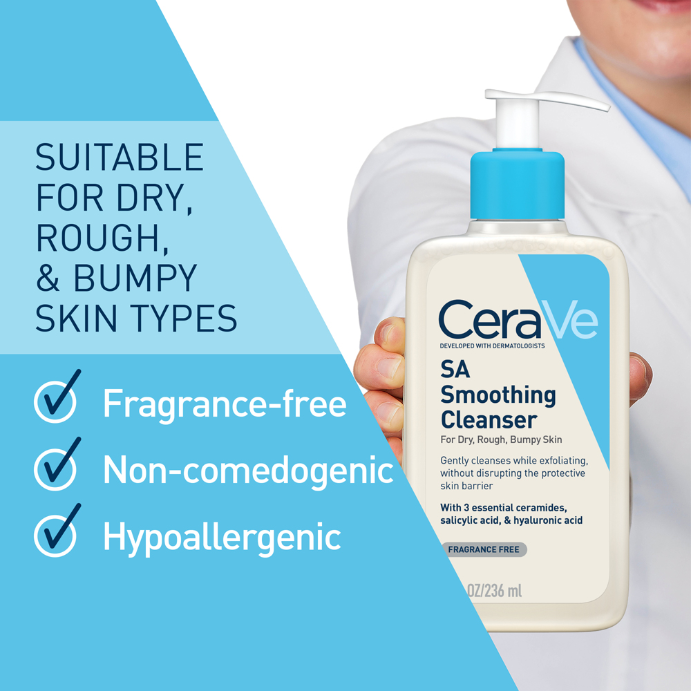 CeraVe SA Smoothing Cleanser 473mL