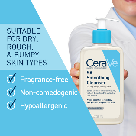 CeraVe SA Smoothing Cleanser 473mL