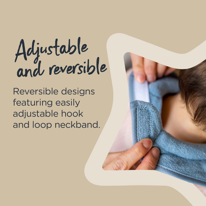 Tommee Tippee Milk Feeding Bibs Colours and Designs Vary 2 Pack