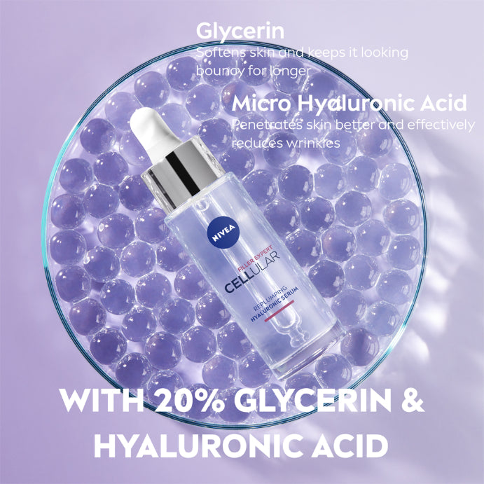 Nivea Cellular Filler Expert Replumping Hyaluronic Serum 30ml
