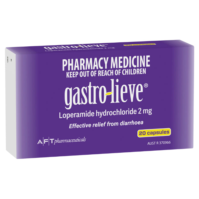 Gastro-lieve Loperamide Hydrochloride 2 Mg 20 Capsules