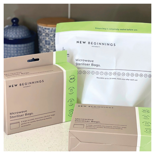 New Beginnings Microwave Steriliser Bags 6 Pack
