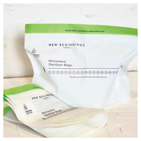 New Beginnings Microwave Steriliser Bags 6 Pack