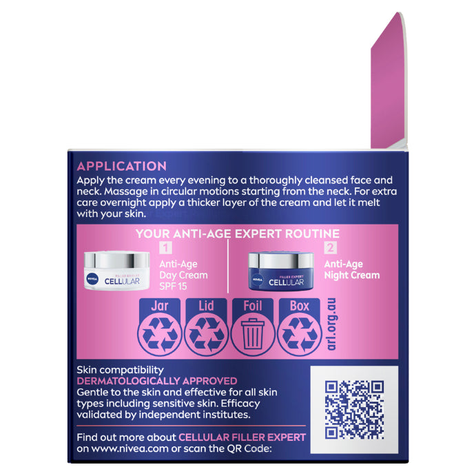 Nivea Cellular Filler Expert Anti-age Night Cream 50ml