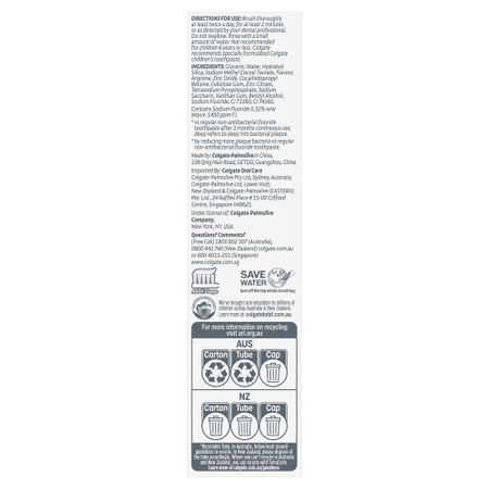 Colgate Total Plaque Release Toothpaste Farm-Grown Natural Mint 95g