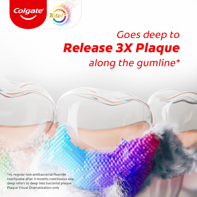 Colgate Total Plaque Release Toothpaste Farm-grown Natural Mint 95g