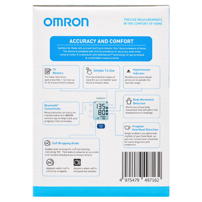 Omron Automatic Blood Pressure Monitor HEM-7142T2