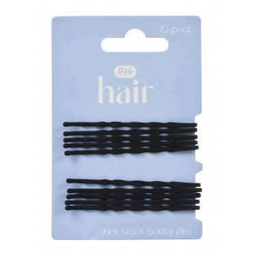PHarmacy Health BOBBY PINS THICK BLACK 10PK
