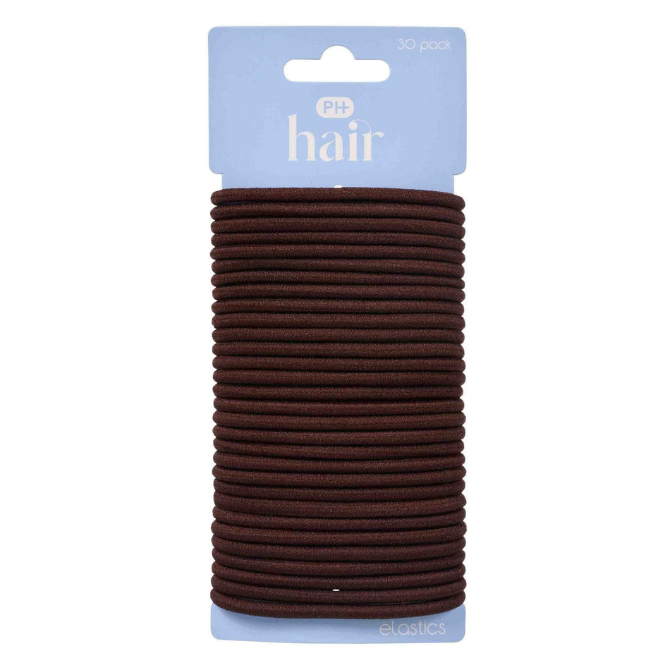 PHarmacy Health ELASTICS THICK BRUNETTE 30PK