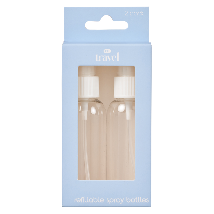 Pharmacy Health Refillable Spray Bottles 2 Pack