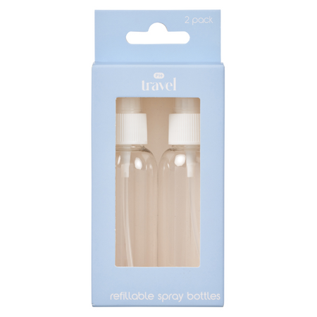 Pharmacy Health Refillable Spray Bottles 2 Pack