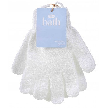 PHarmacy Health EXFOLIATING GLOVES WHITE