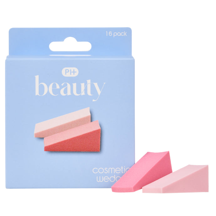 Pharmacy Health Cosmetic Sponge Wedges 16 Pack