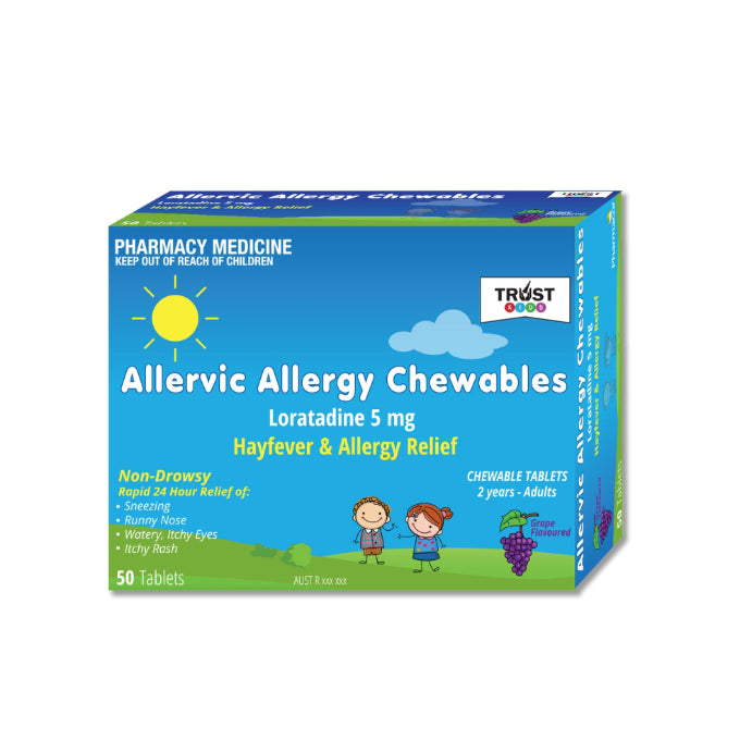 Trust Allervic Allergy Chewables 50 Pack