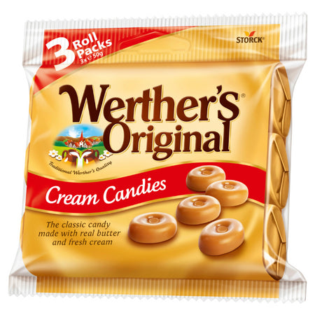 Werthers Original Caramel Cream Candies 3 X 50g