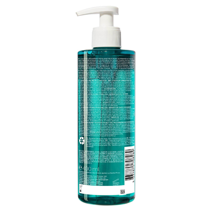 La Roche-Posay Effaclar Micro-Peeling Purifying Face & Body Gel Cleanser 400mL