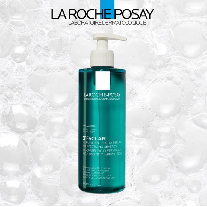 La Roche-Posay Effaclar Micro-Peeling Purifying Face & Body Gel Cleanser 400mL