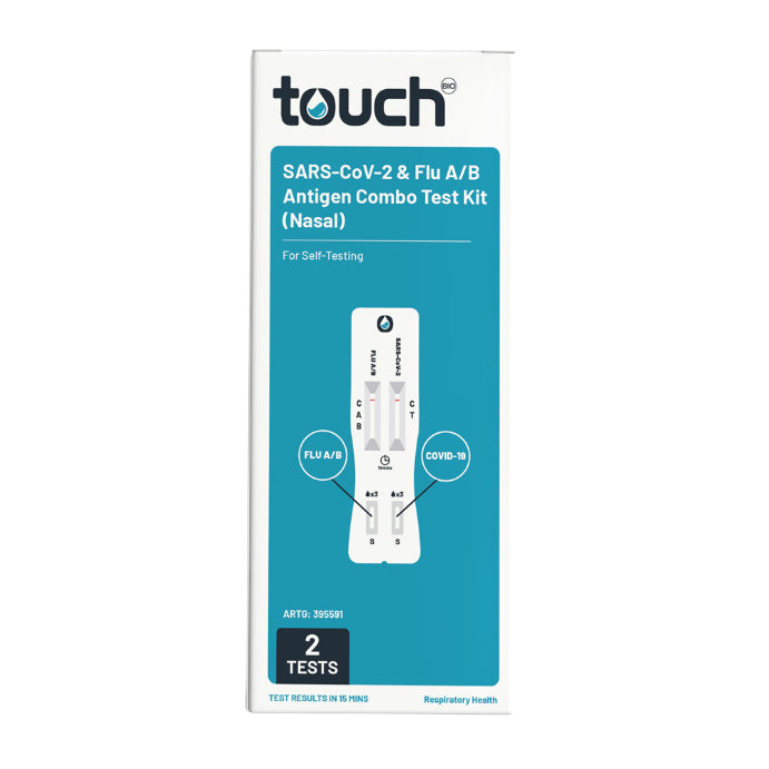 Touchbio a/b + Covid19 Combo Tests 2 Pack