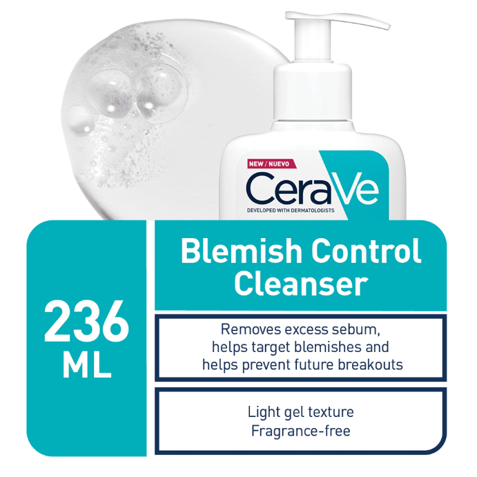 CeraVe Acne Blemish Control Cleanser 236mL