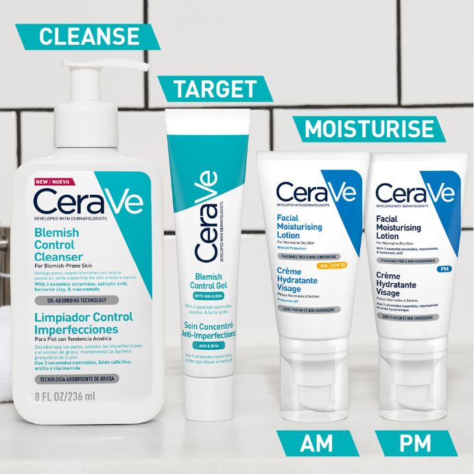CeraVe Acne Blemish Control Cleanser 236mL