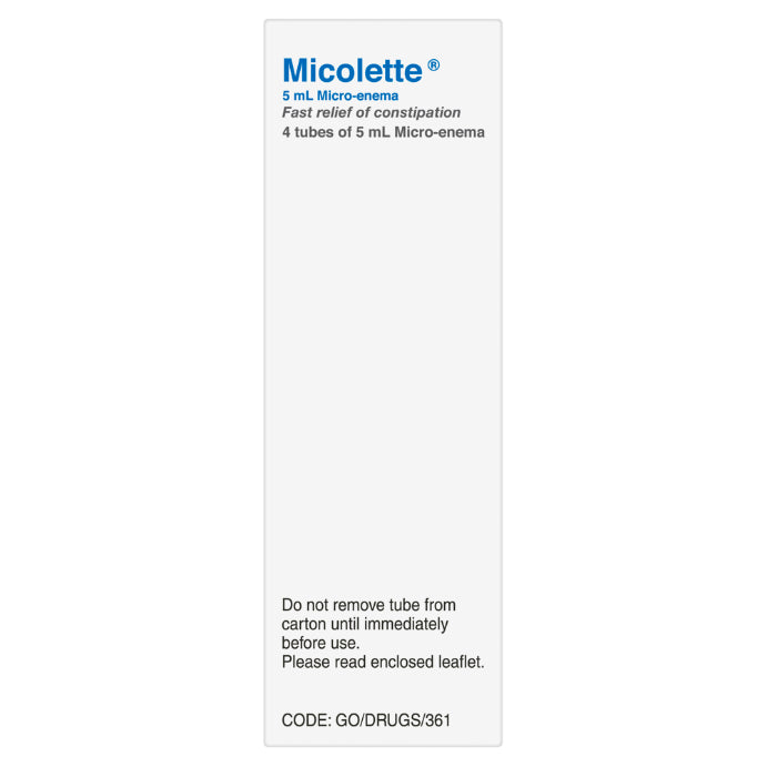 Micolette Tubes Enema 5ml X 4