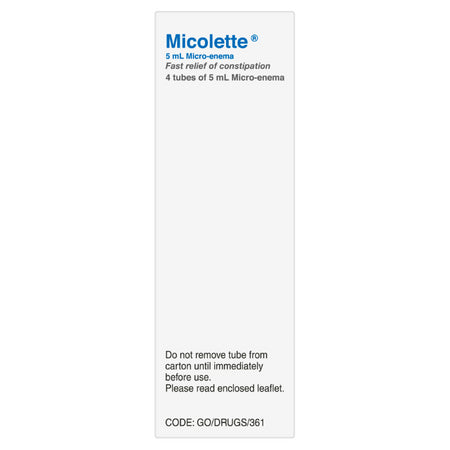 Micolette Tubes Enema 5ml X 4