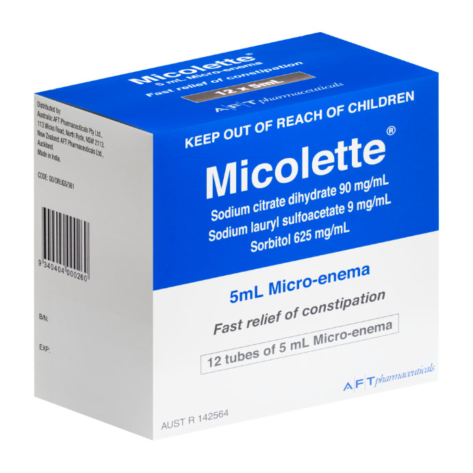 Micolette Enema 5ml 12