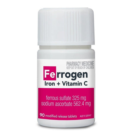 Ferrogen Iron + Vitamin C 90 Tablets