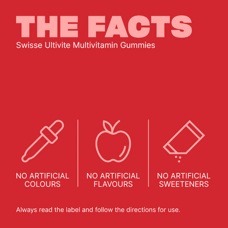Swisse Ultivite Multivitamin Gummies 60 Pastilles