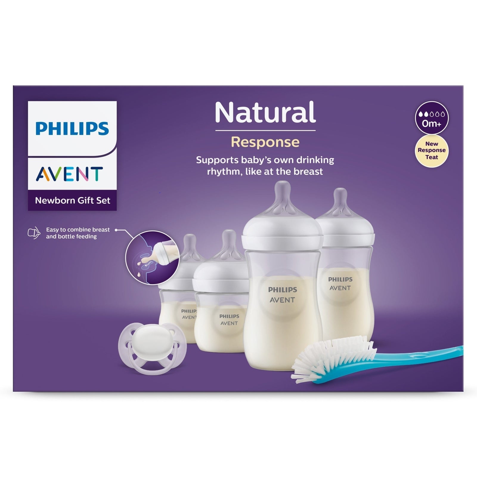 Avent Natural Response Baby Bottle Starter Set