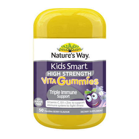 Nature's Way Kids Smart High Strength Vita Gummies Berry Flavour 50 Pastilles