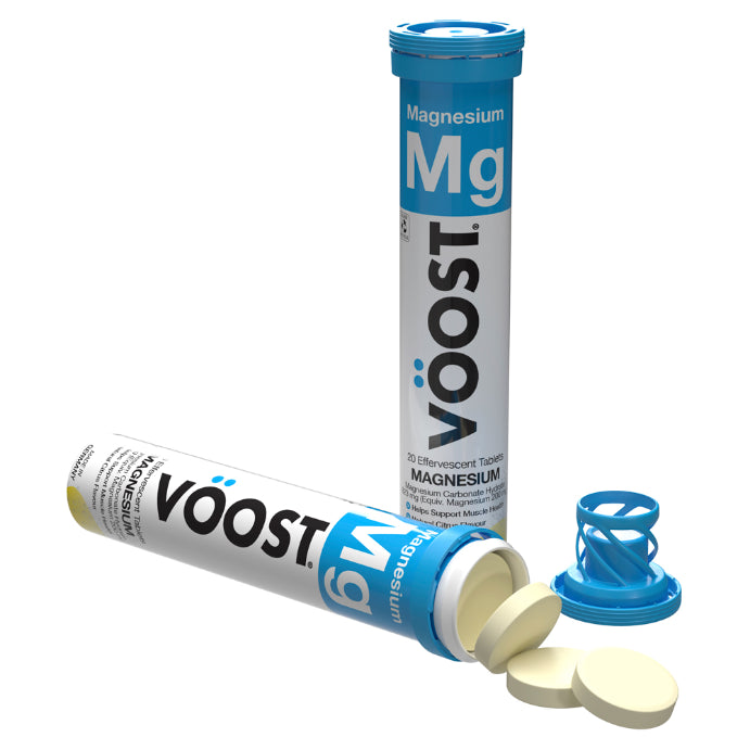 Vöost Mg Magnesium Natural Citrus Flavour 40 Effervescent Tablets
