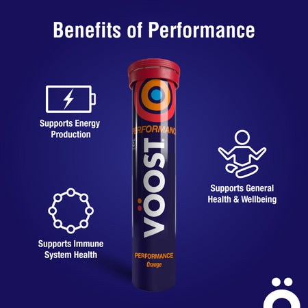 Vöost Performance Vitamin B+ Orange Flavour 40 Effervescent Tablets