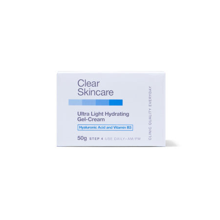 Clear Skincare Ultra Light Hydrating Gel-cream With Hyaluronic Acid and Vitamin B3 50g