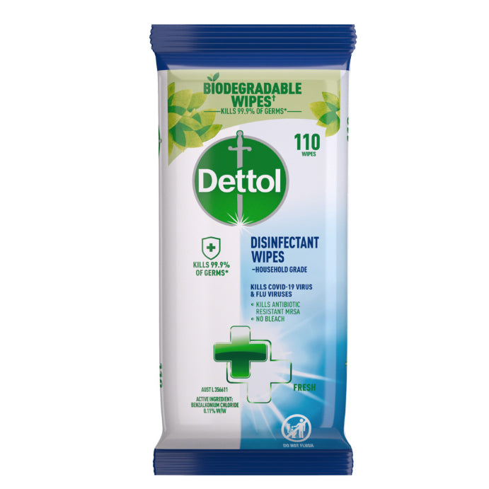 Dettol Disinfectant Wipes 110 Pack