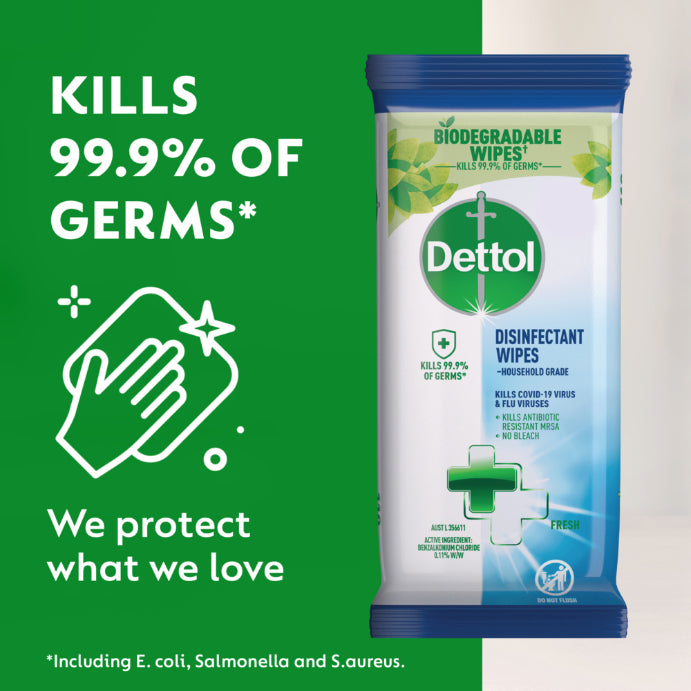 Dettol Disinfectant Wipes 110 Pack