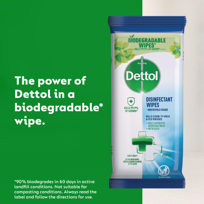 Dettol Disinfectant Wipes 110 Pack