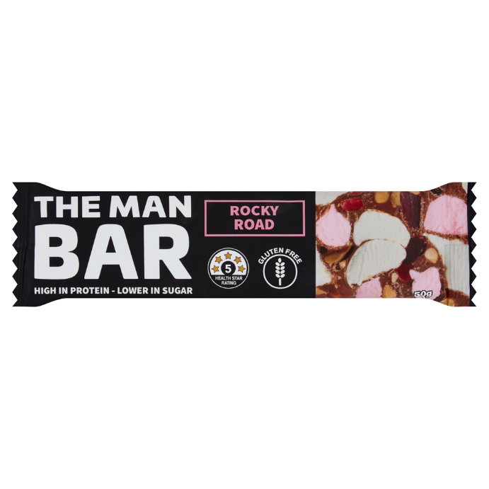 The Man Bar Rocky Road 50g 10pk