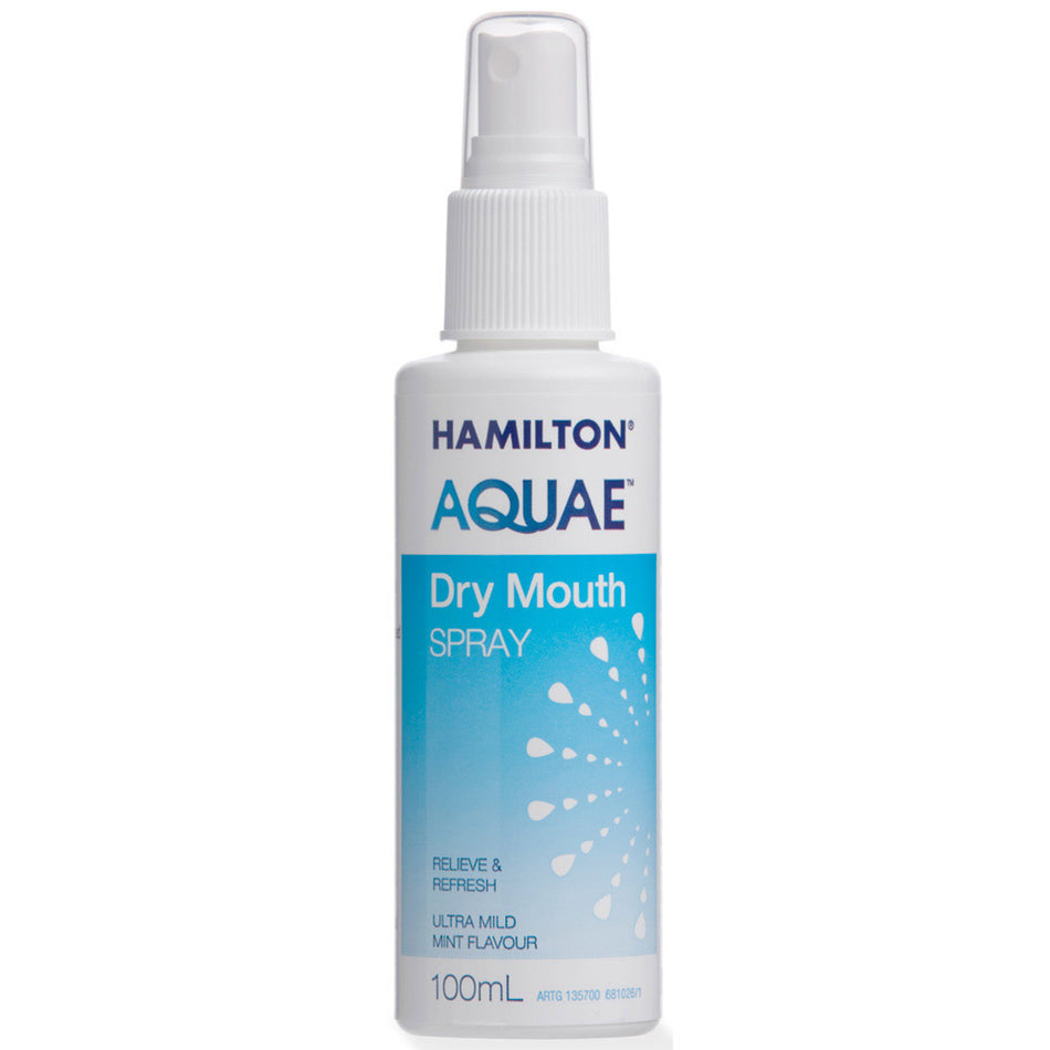 Hamilton Aquae Dry Mouth Spray - 100ml