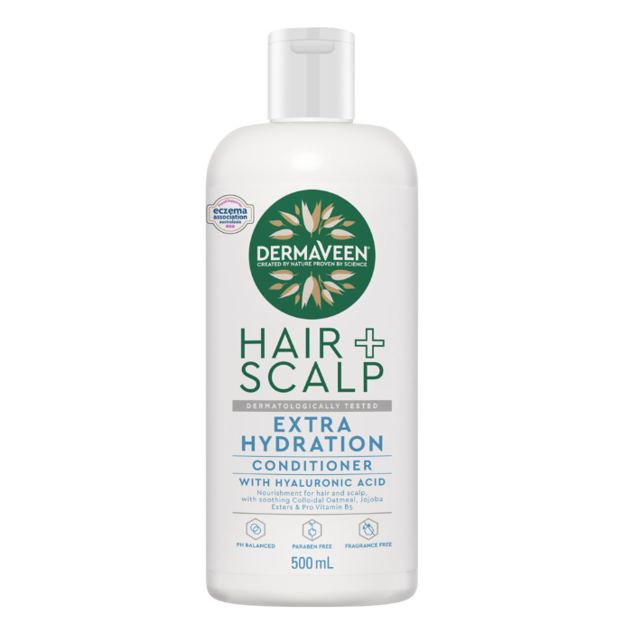 DermaVeen Hair + Scalp Extra Hydration Conditioner 500ml