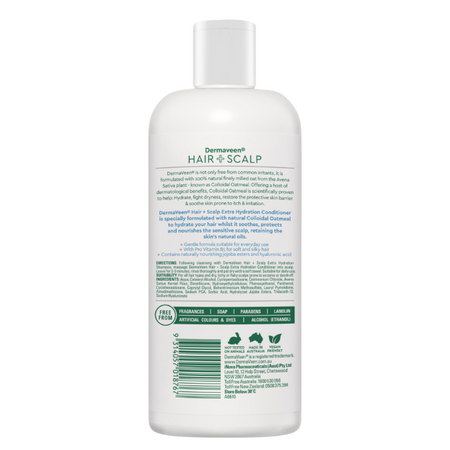 DermaVeen Hair + Scalp Extra Hydration Conditioner 500ml