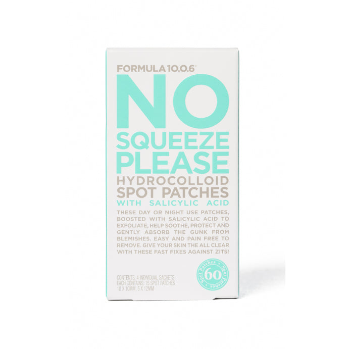 Formula 10.0.6 No Squeeze Please Hydrocolloid Spot Patches 60 Pack