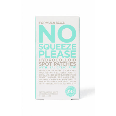 Formula 10.0.6 No Squeeze Please Hydrocolloid Spot Patches 60 Pack