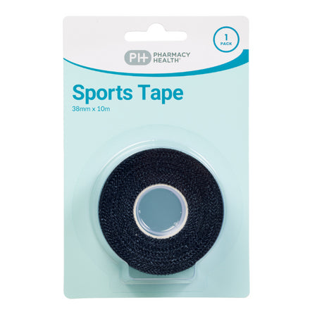 Pharmacy Health Sports Tape Black 1 Roll