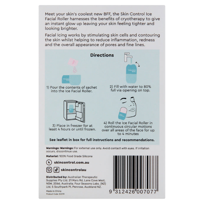 Skin Control Ice Facial Roller 1 Each